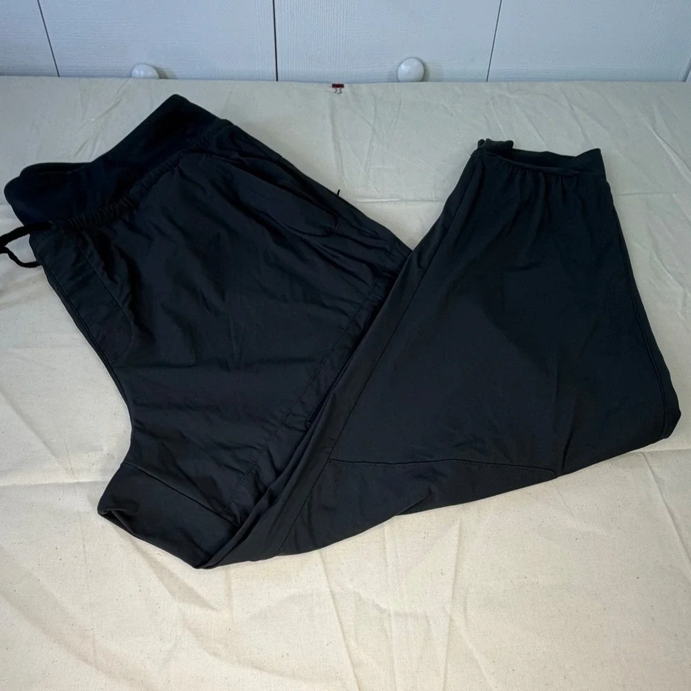 Baleaf Mens Gray Technical Cargo Athletic Joggers Zipper Pockets XL